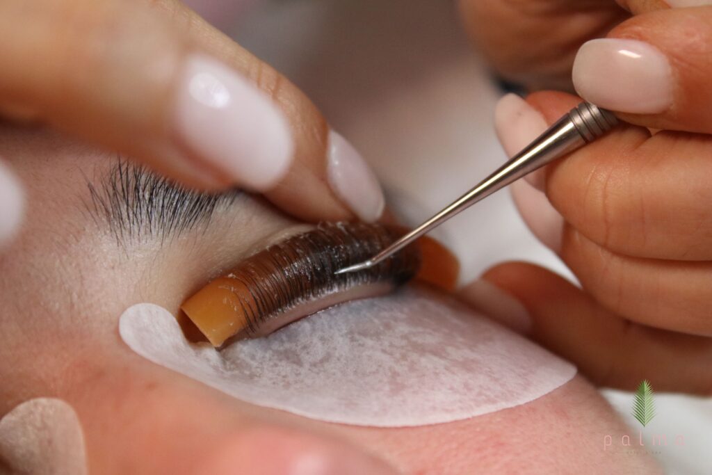 eyelash lifting at Palma location